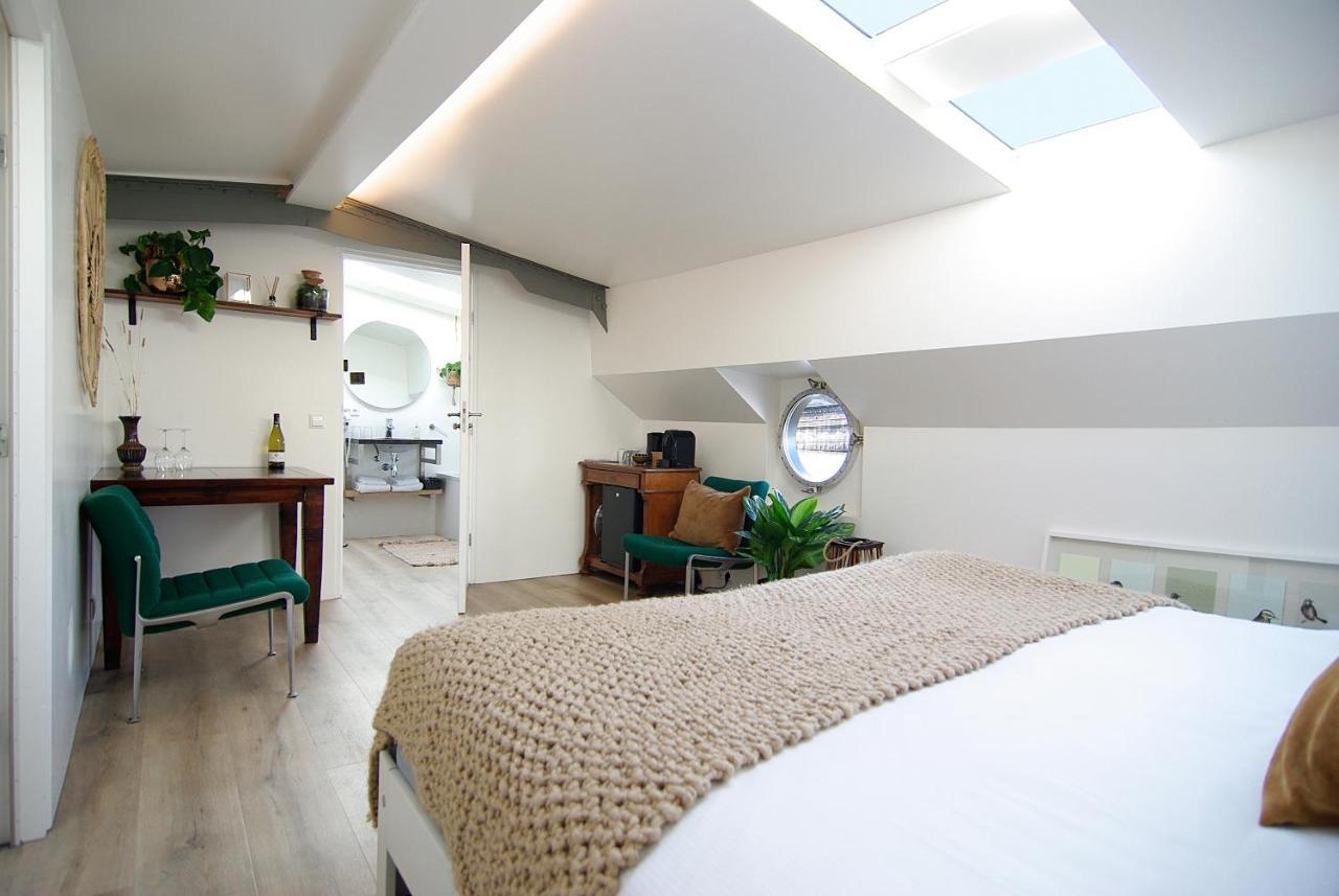 Eco Houseboat Hotell Amsterdam Eksteriør bilde
